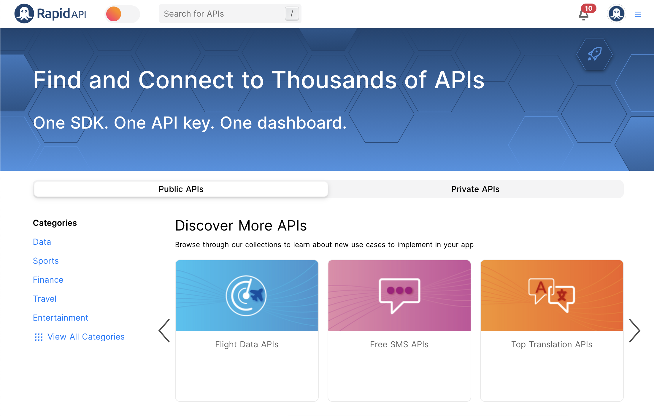 RapidAPI：API 集成的一站式平台详解_https://ai.lansai.wang_AI使用_第3张