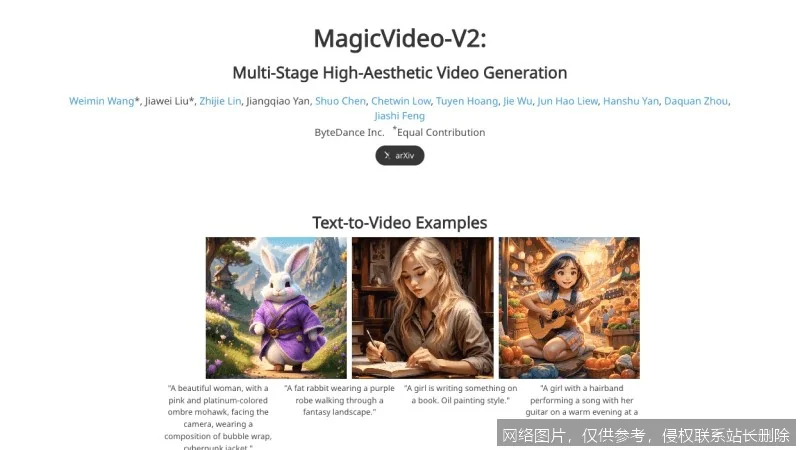 MagicVideo：一键生成视频，让创意魔法般成真_https://ai.lansai.wang_AI导航_第1张