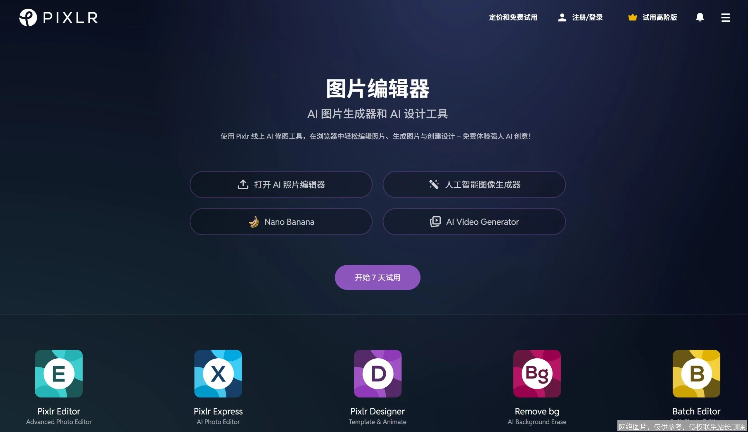 Pixlr AI 2026 深度评测：对比主流竞品，谁是在线修图最佳选择？_https://ai.lansai.wang_AI工具箱_第2张