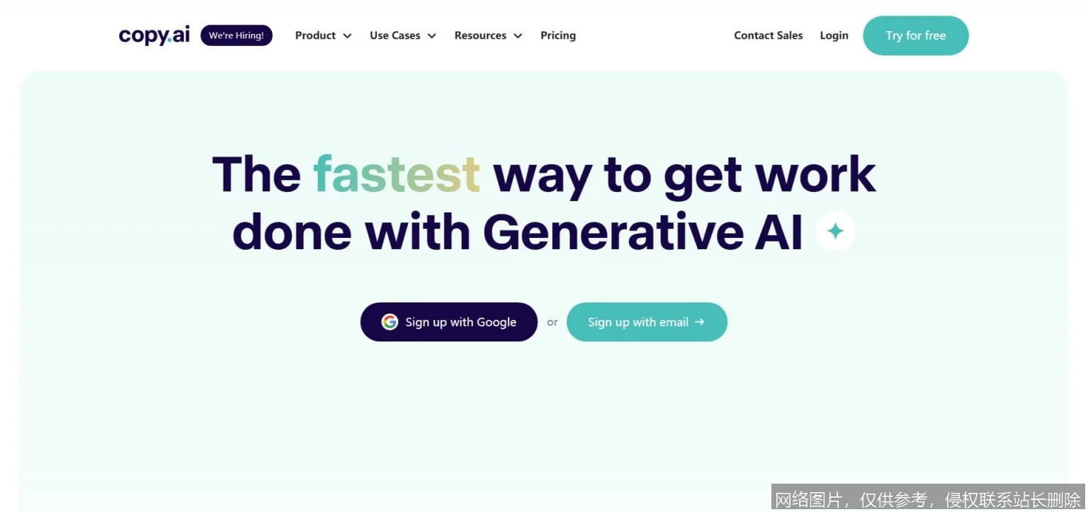 Copy.ai深度评测：这款AI写作工具真的能解放你的生产力吗？_https://ai.lansai.wang_AI工具箱_第4张
